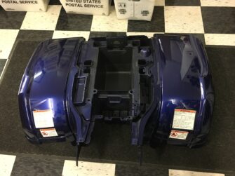 2007 Yamaha Grizzly 660 Rear Fender Guard - Blue