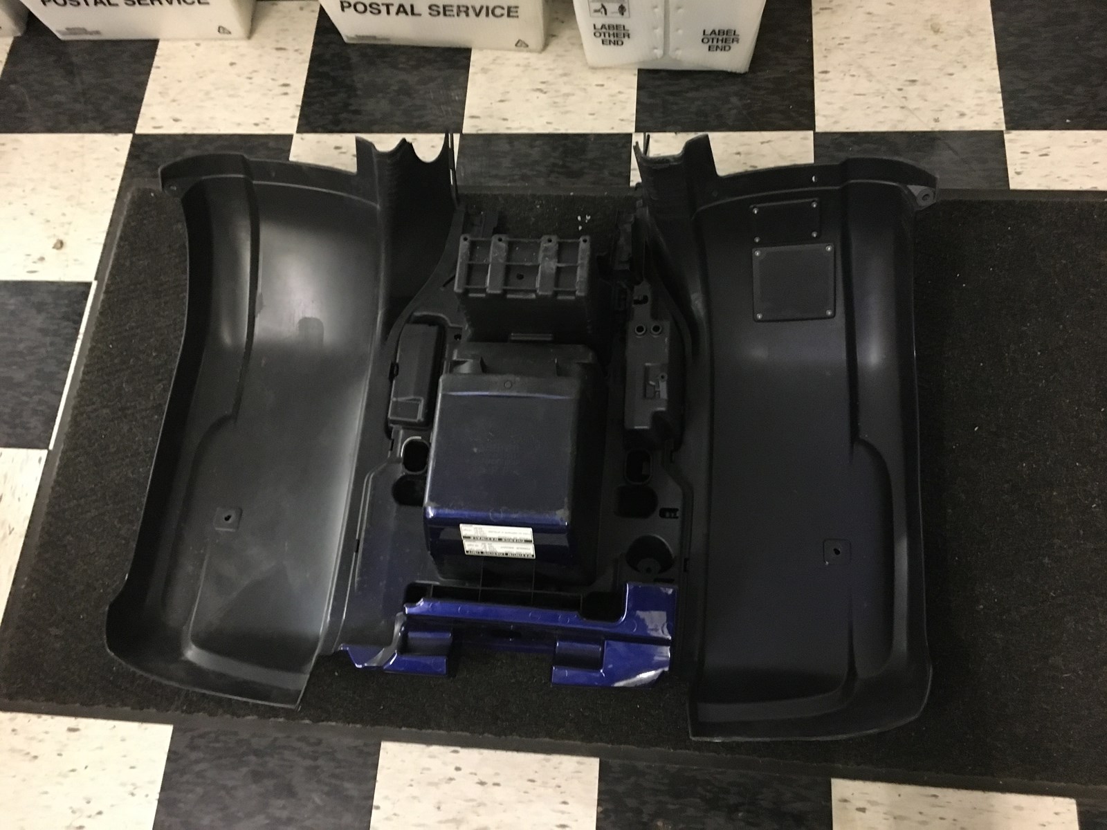 2007 Yamaha Grizzly 660 Rear Fender Guard - Blue - Image 5