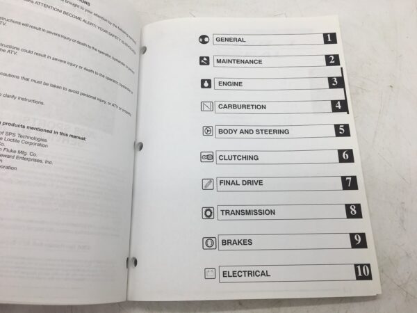 2008 Polaris Sportsman 6x6 Service Manual - Image 4