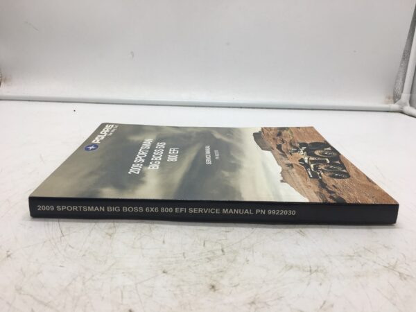 2009 Polaris Sportsman Big Boss 6x6 800 EFI Service Manual - Image 2