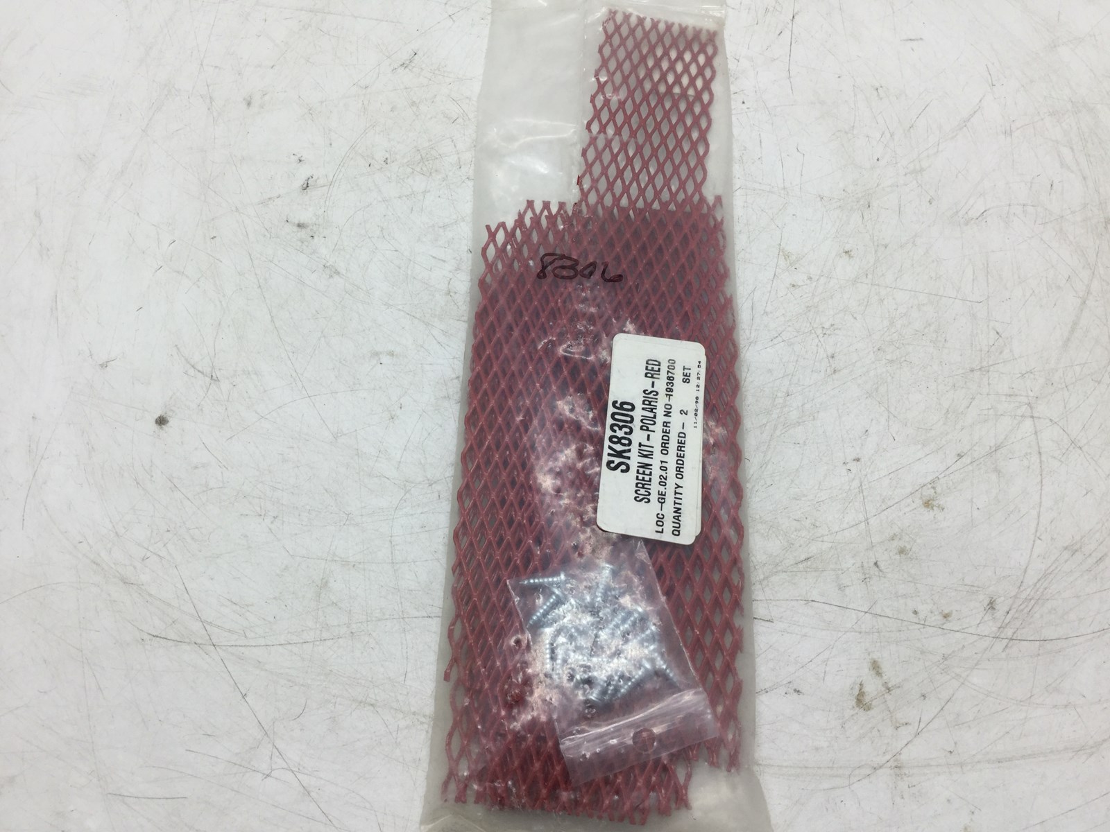 Aggressive Chassis Hood Screens Red