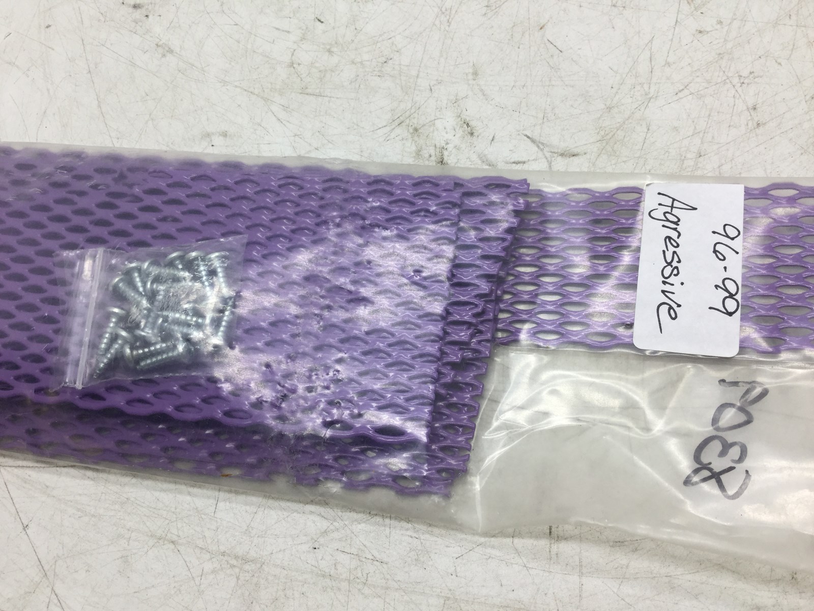 Aggressive Chassis Hood Screens Purple - Image 2