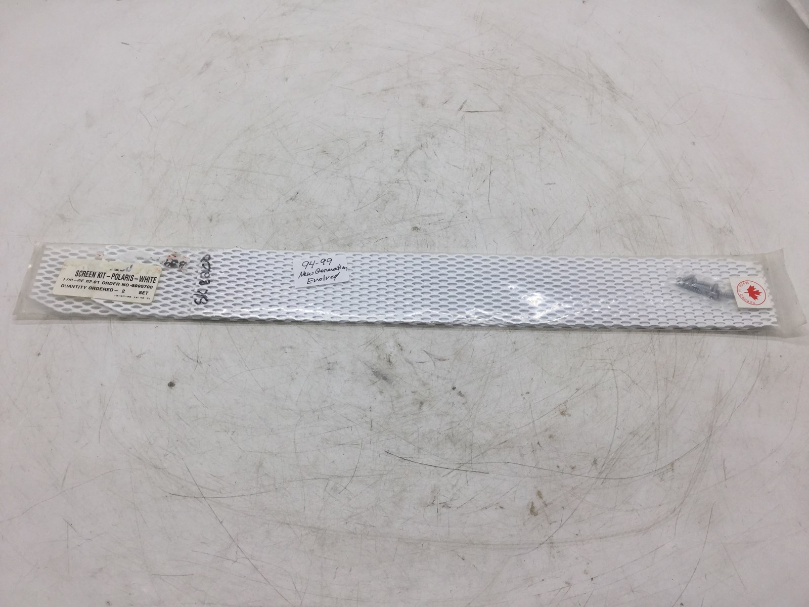 Evolved Chassis Hood Screens White