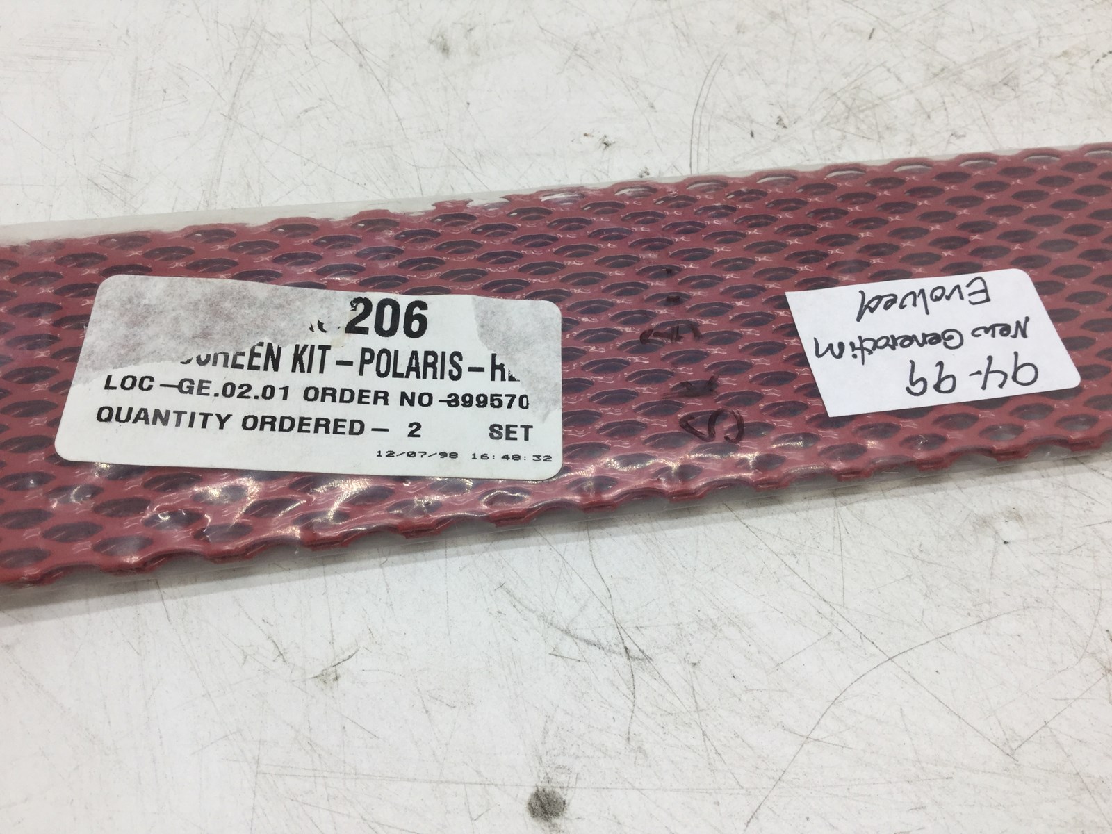 Evolved Chassis Hood Screen Red - Image 2