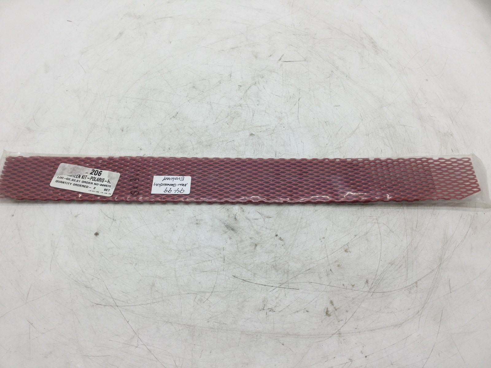 Evolved Chassis Hood Screen Red