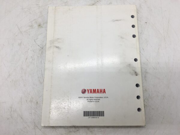 2012 Yamaha Snowmobile Technical Update Manual - Image 3