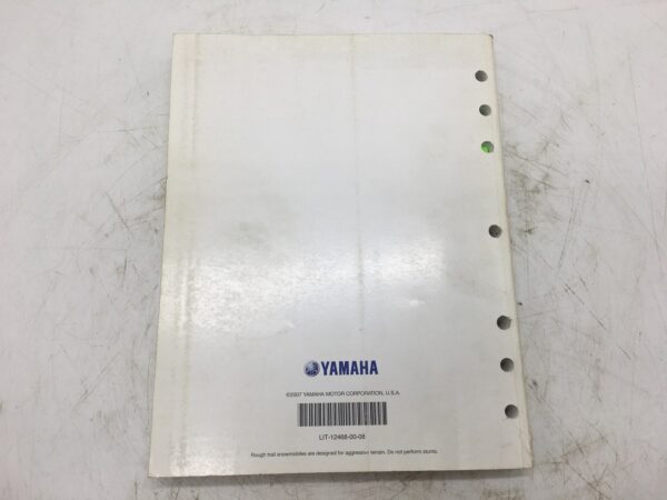 2008 Yamaha Snowmobile Technical Update Manual - Image 3