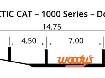 2016 Arctic Cat Woody's 6" Dooly™ Carbide Runners