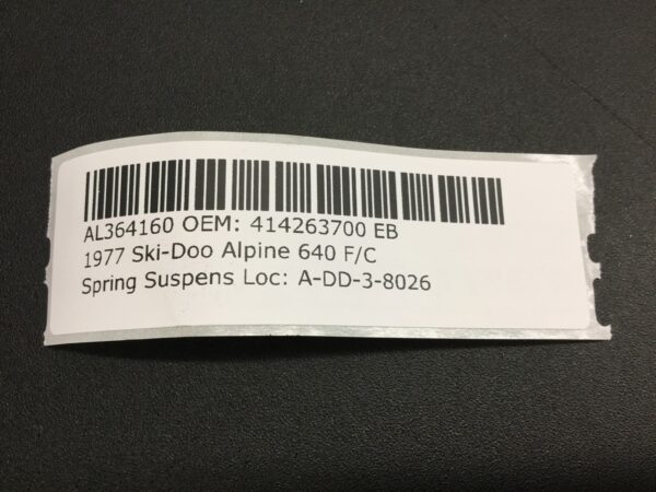 1977 Ski-Doo Suspension Torsion Spring