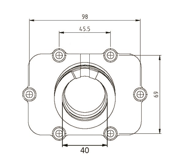 New Carburetor Mounting Flange - Image 2