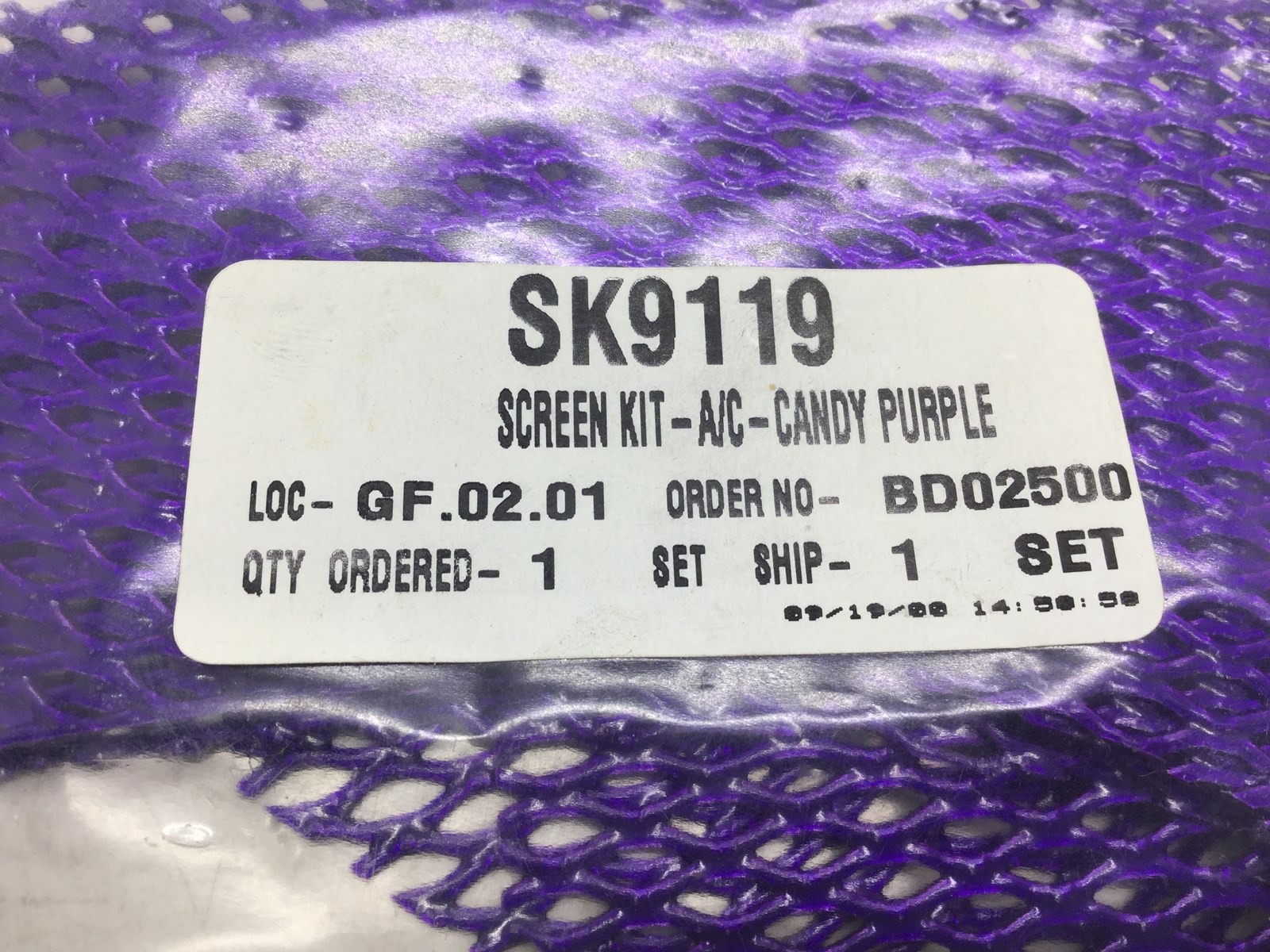 2003 Arctic Cat Hood screen Kit Purple - Image 4