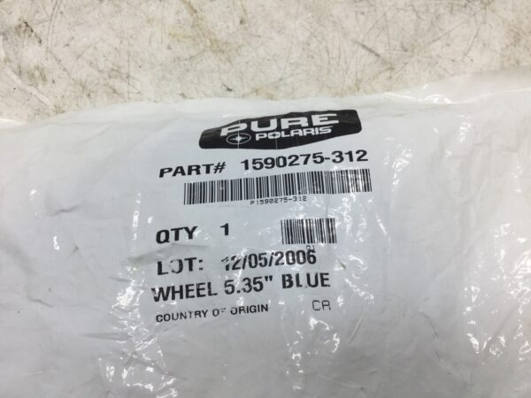 2002 Polaris Idler Wheel 5.35 Dark Blue - Image 3