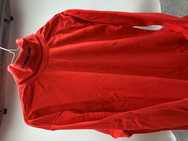 POLARIS VINTAGE TURTLE NECK RED W/BLK LOGO SM