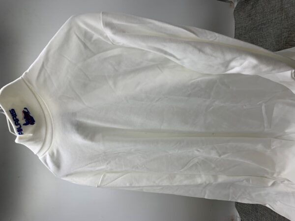 POLARIS VINTAGE TURTLE NECK WHITE W/BLUE SNOWMOBILE LOGO SM