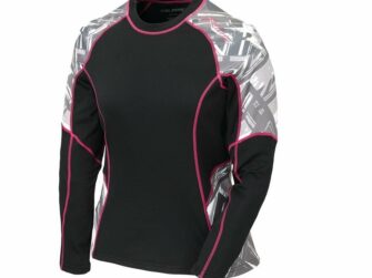 Polaris Women's Long-Sleeve Klondike Performance Base Layer with Polaris® Logo BLK 2XL