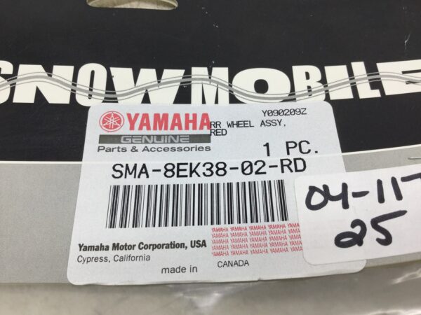 2005 Yamaha Idler Wheel 178mm - Image 4