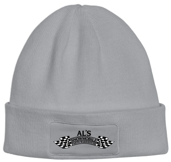 AL'S BEANIE RETRO LOGO GREY