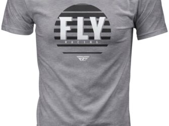 FLY CIRCLE TEE DARK GREY HEATHER MD