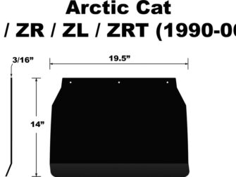 1990 Arctic Cat Snow Flap