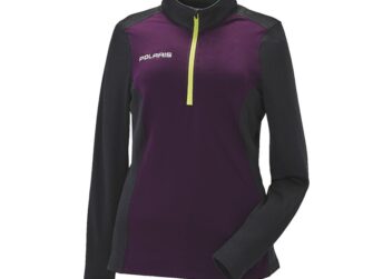 POLARIS WOMEN'S 1/4 ZIP TECH PURPLE 2X