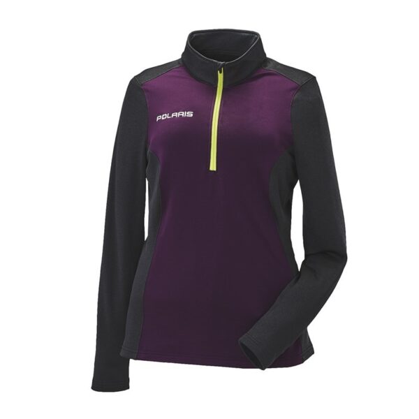 POLARIS WOMEN'S 1/4 ZIP TECH PURPLE 2X