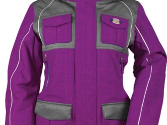 DIVAS ARCTIC APPEAL JACKET DEEP BERRY/CHARCOAL LADIES XS