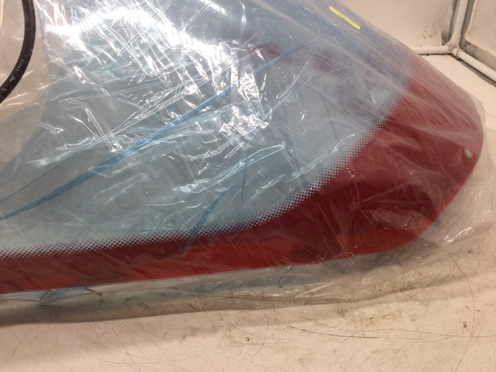 2001 Yamaha Mid Clear/Red Windshield - Image 4