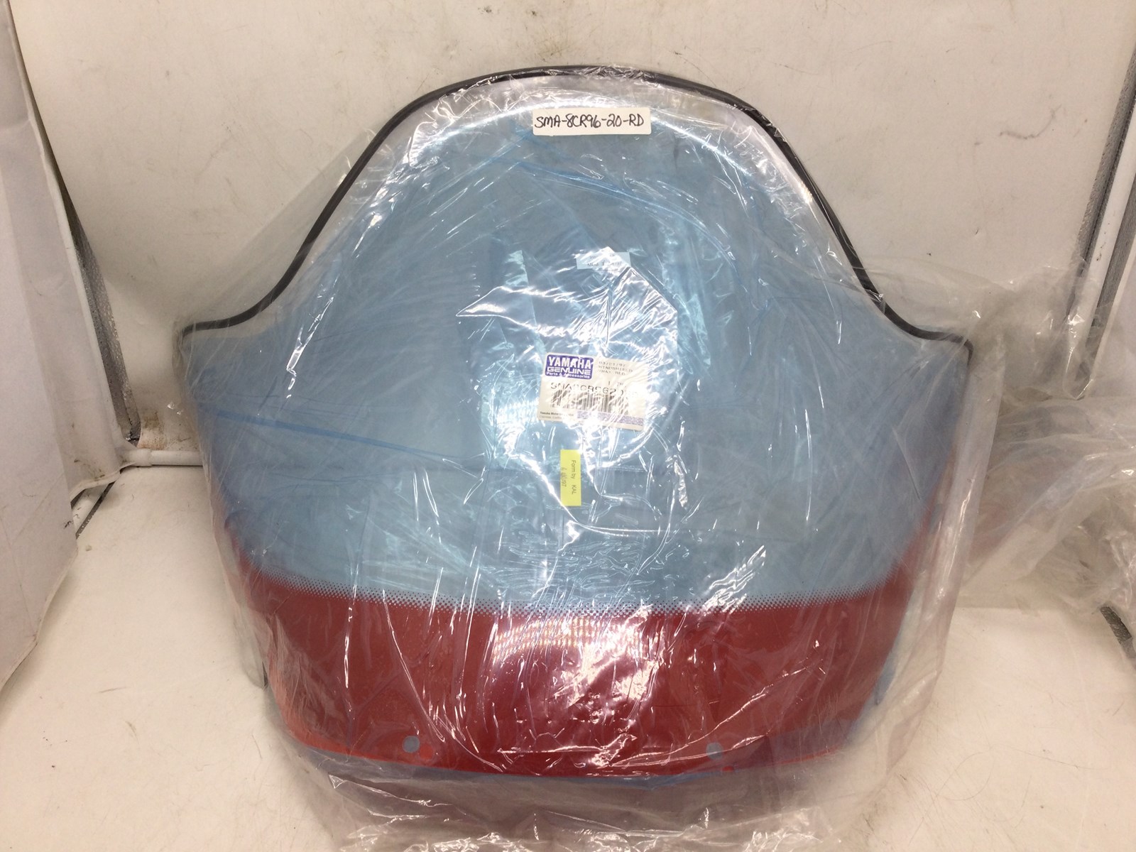 2001 Yamaha Mid Clear/Red Windshield