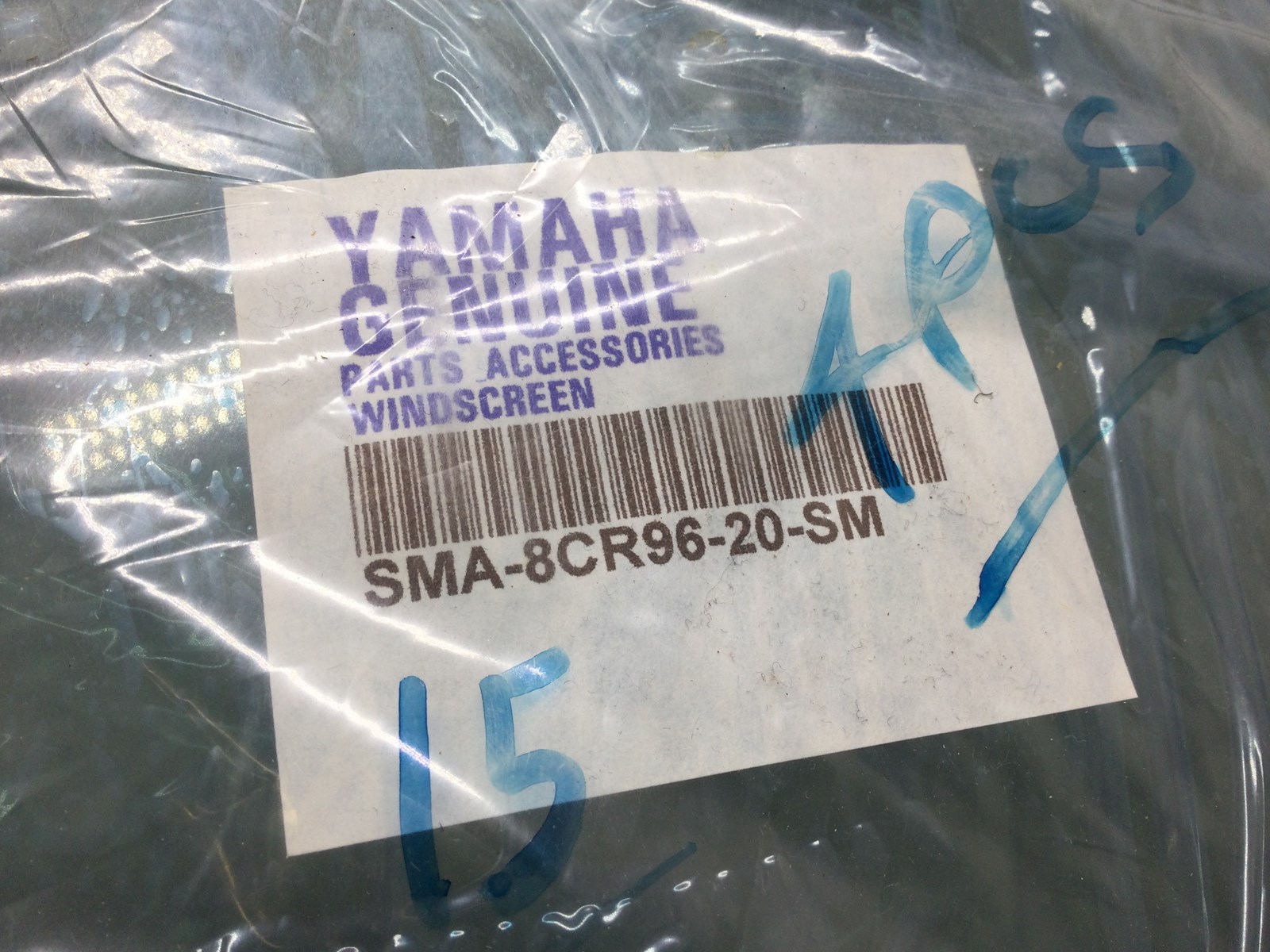 2001 Yamaha Mid Smoke/Black Windshield - Image 5