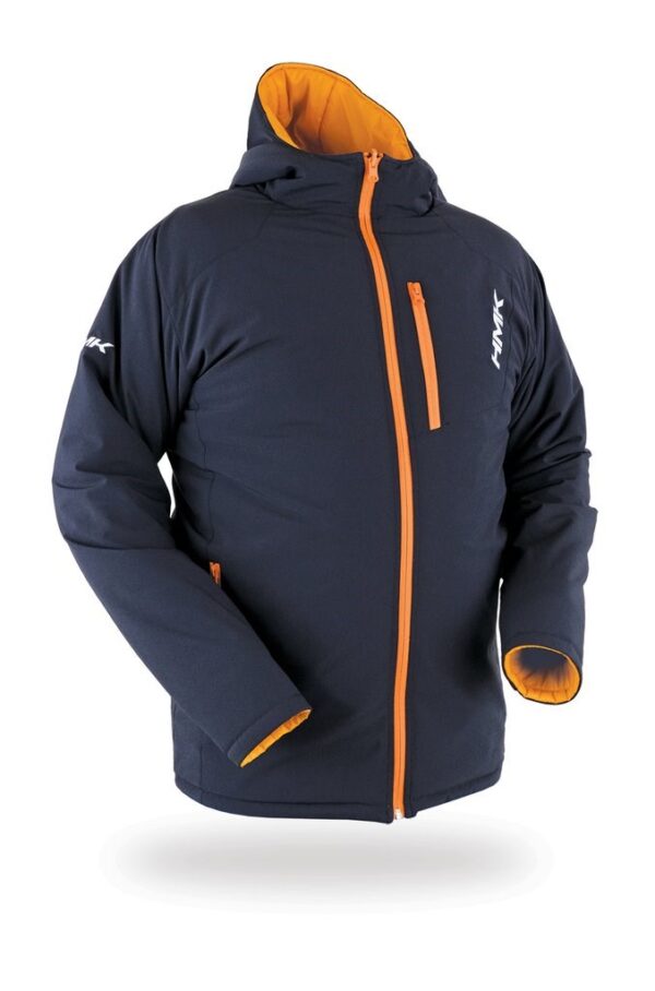 HMK REVERB REVERSIBLE JACKET BLK/ORANGE LG