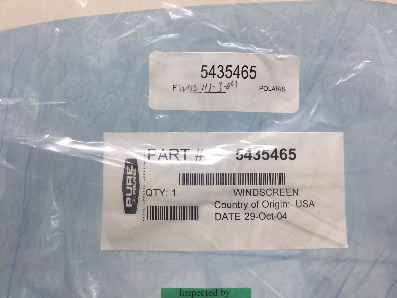 2005 Polaris Tall Clear Windshield - Image 2