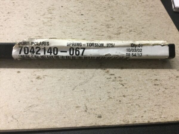 2003 Polaris SPRING - TORSION, .375/77? (RIGHT) (BLACK) - Image 3