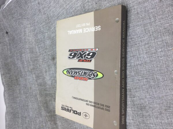 2002 Polaris SERVICE MANUAL - Image 2