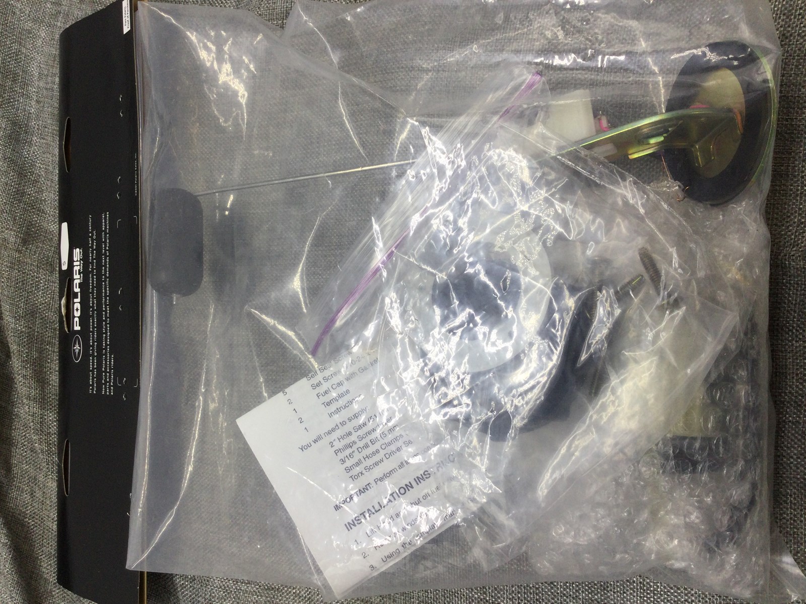 2000 Polaris ELECTRIC FUEL GAUGE KIT GEN II 2 PIECE SEAT AND FUEL TANK - Image 3