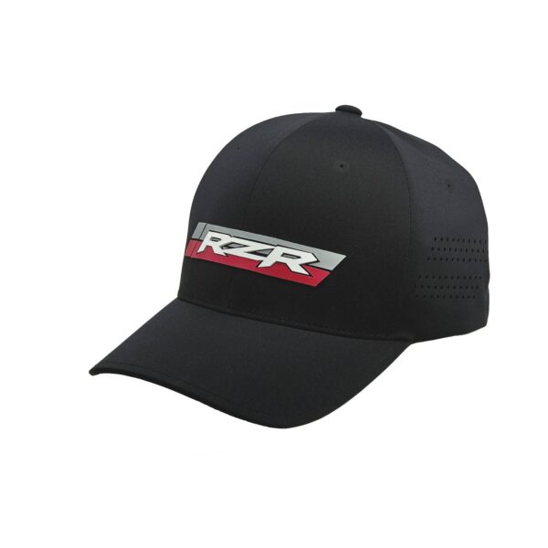 POLARIS RZR PATCH HAT FLEXFIT DELTA BLACK L/XL