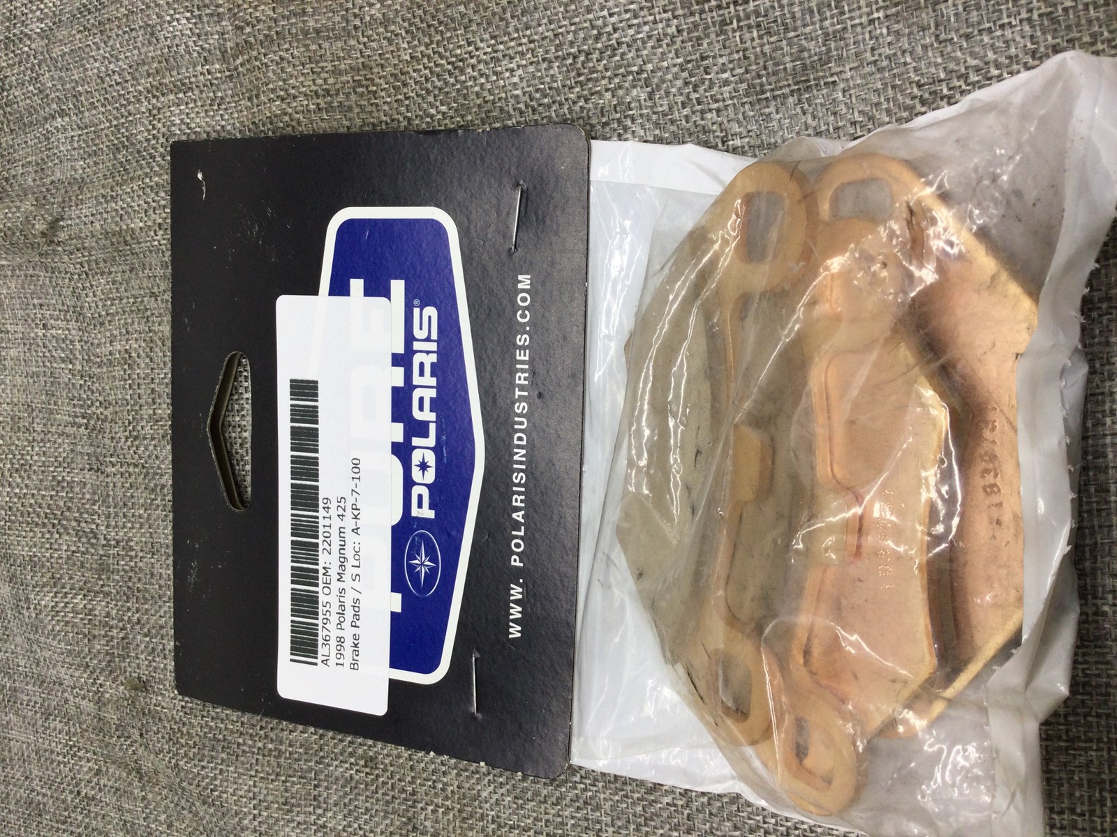 1998 Polaris FRONT BRAKE PADS (4)