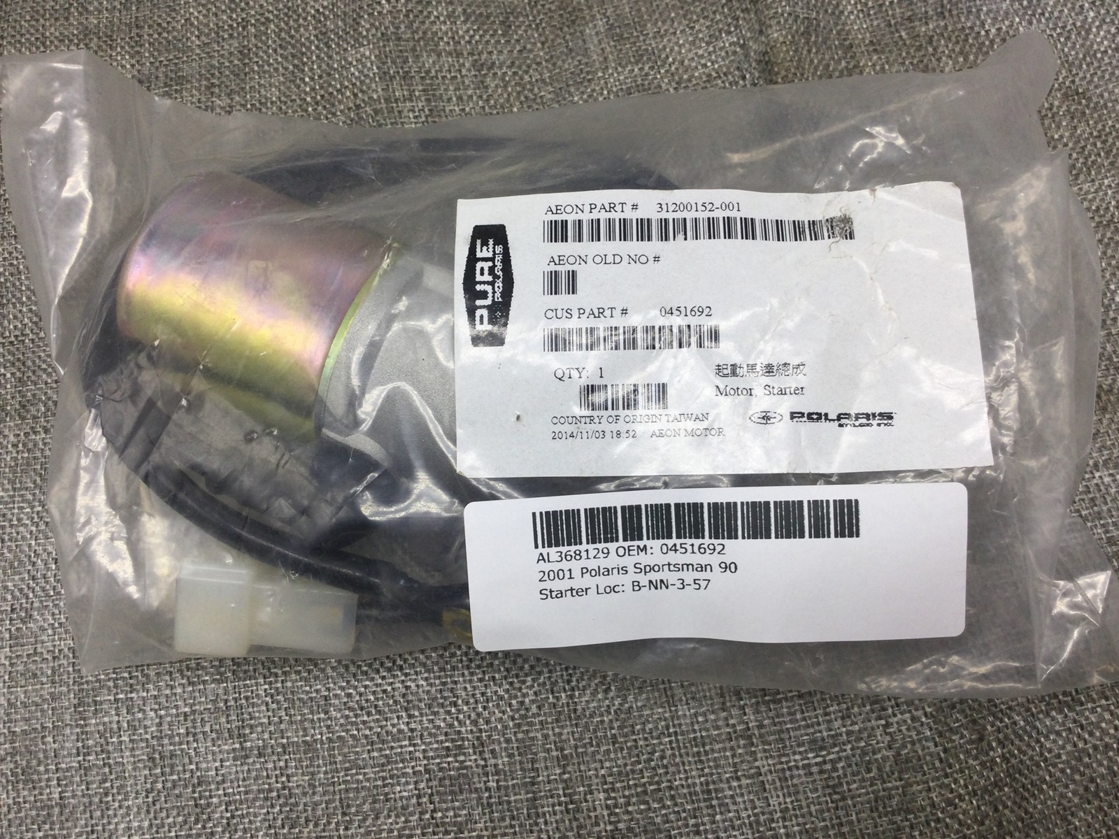 2001 Polaris STARTER - Image 3