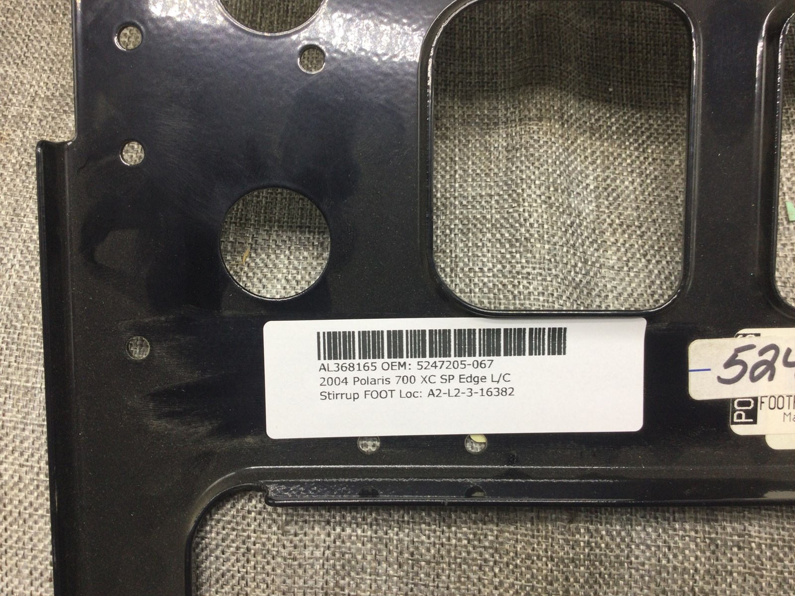 2004 Polaris RIGHT HAND FOOT STIRUP NEW OEM BLACK - Image 3