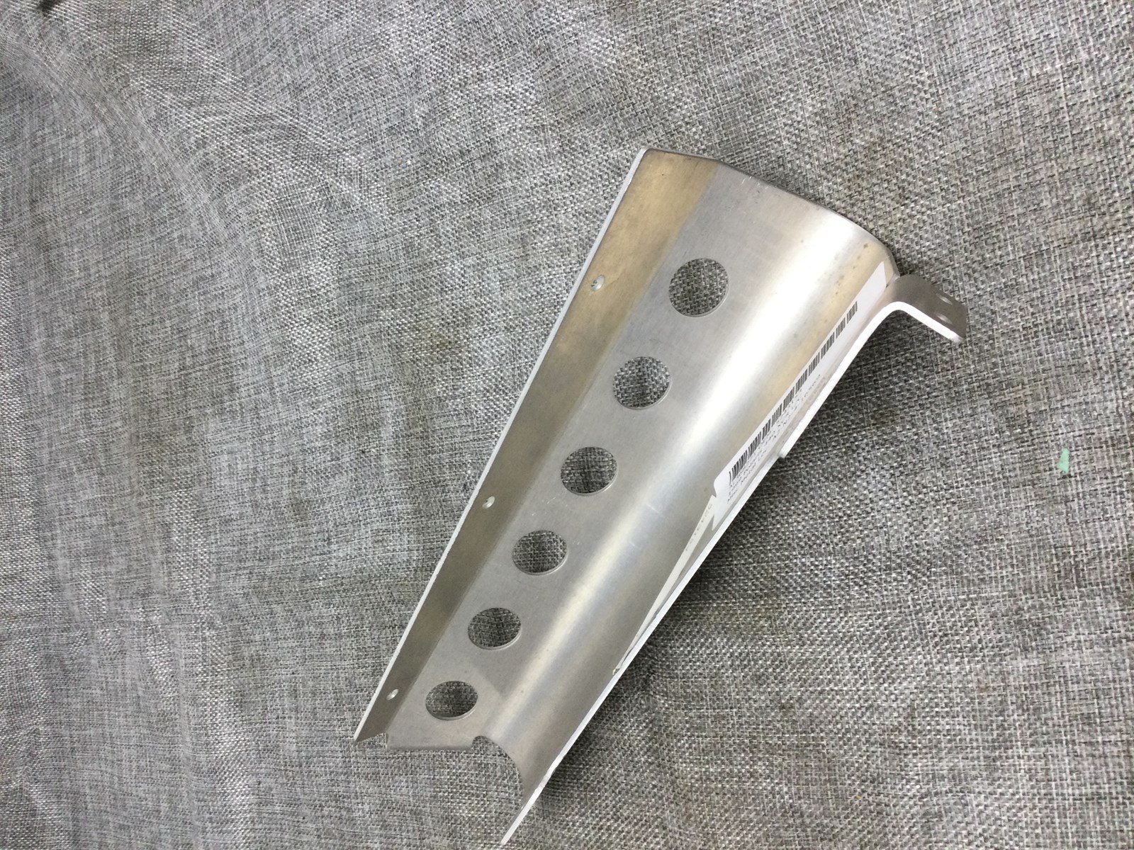 1999 Polaris UPPER FOOTREST TOE CLIP SILVER LH - Image 4