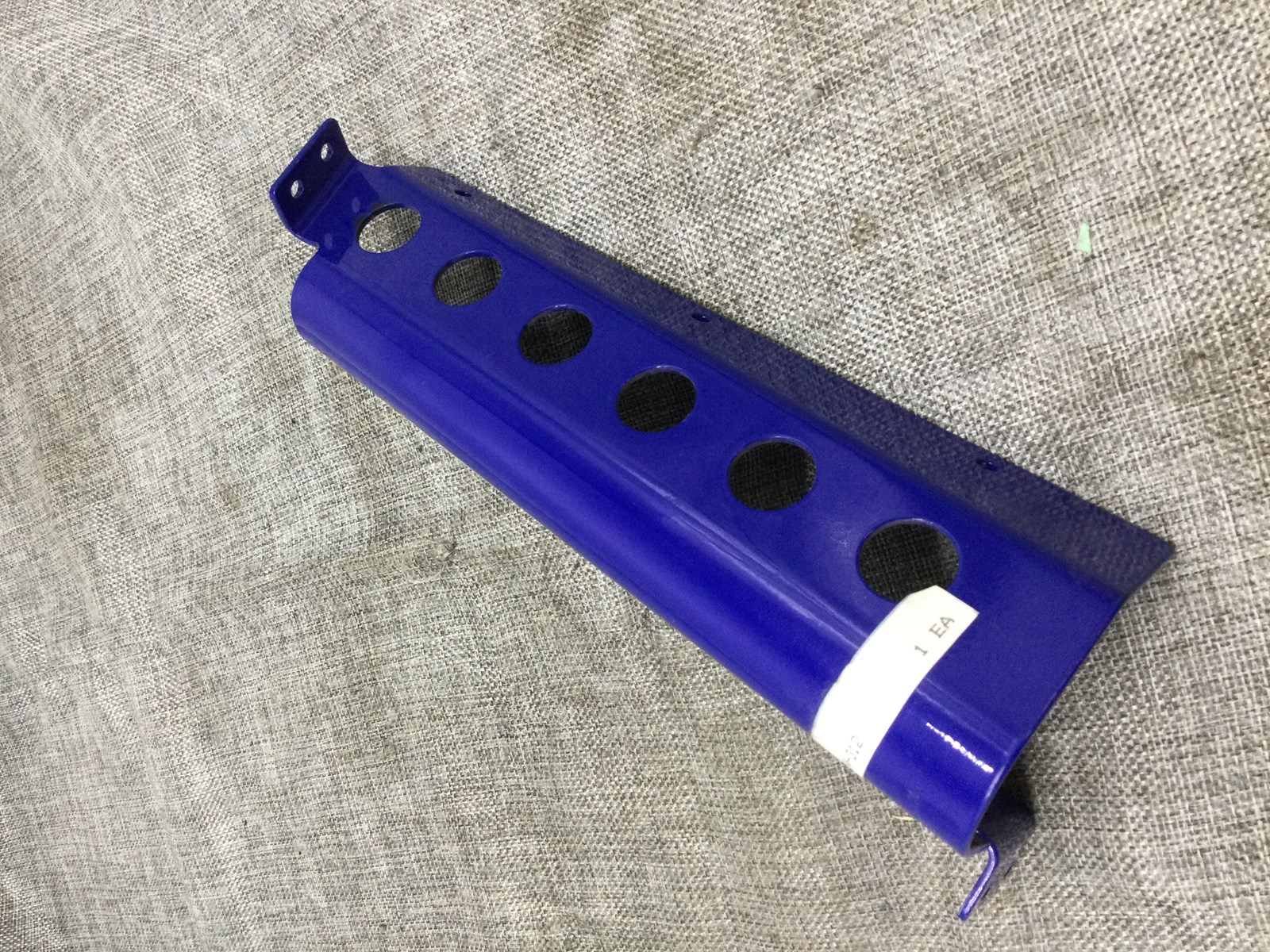 2001 Polaris UPPER FOOTREST TO SLIP RH BLUE - Image 4