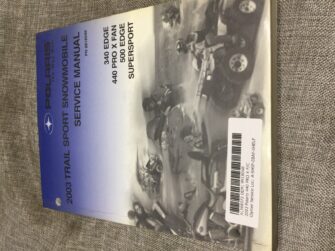 2003 Polaris SERVICE MANUAL
