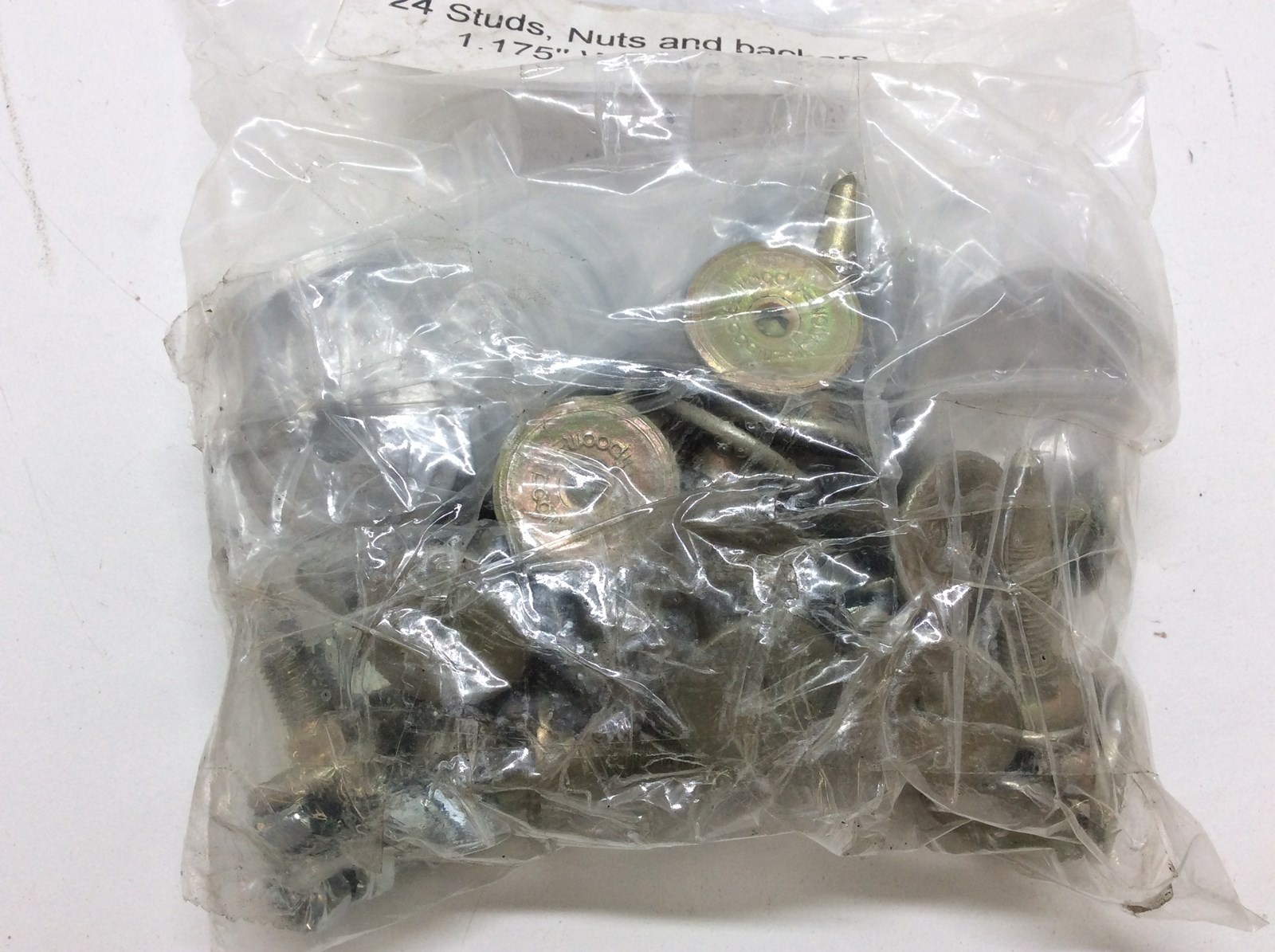 Woody's Gold Digger Studs - 48 Pack w/ Support Plates / Backers