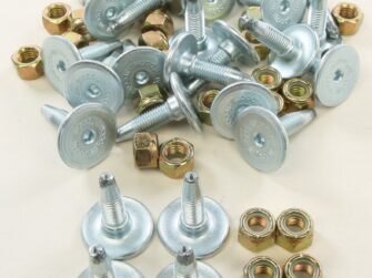 Woody's Gold Digger Studs - 48 Pack w/ Support Plates / Backers