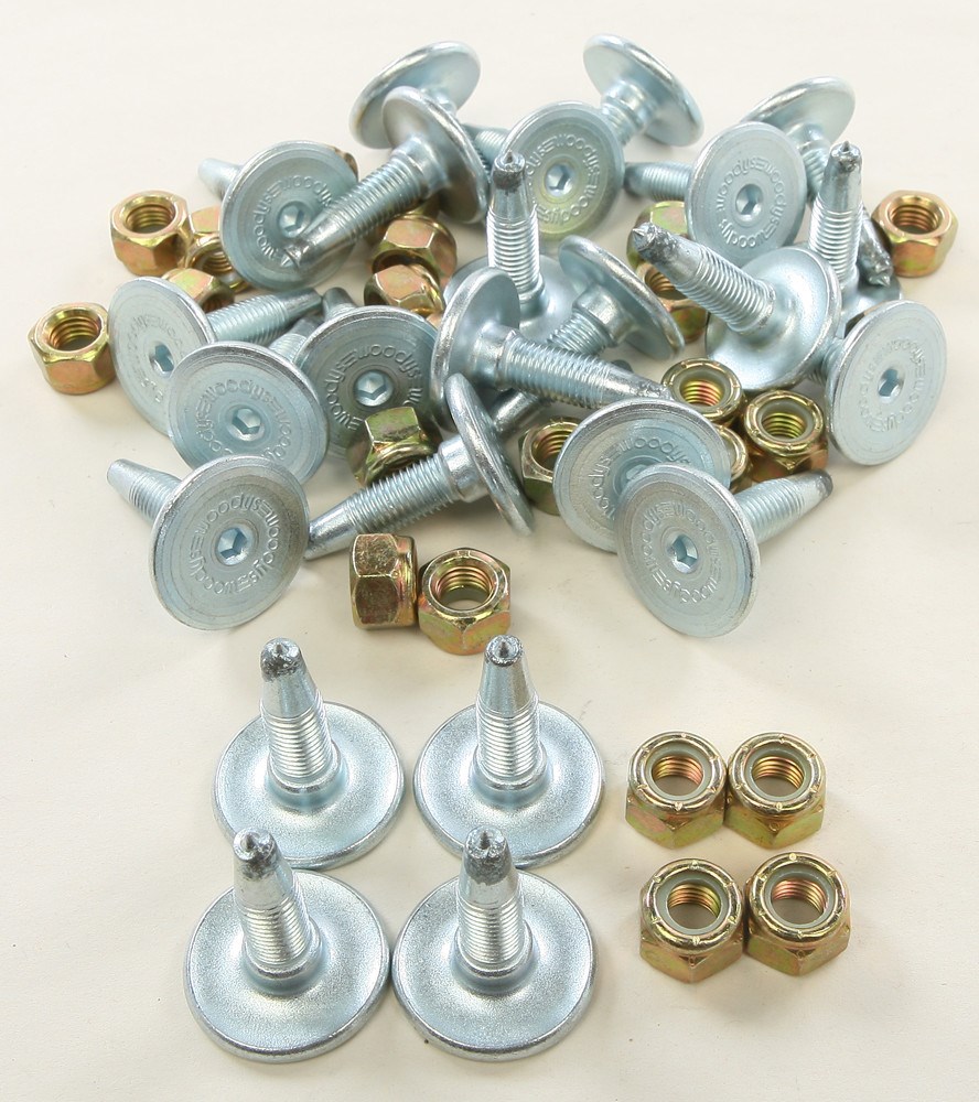 Woody's Gold Digger Studs - 48 Pack w/ Support Plates / Backers