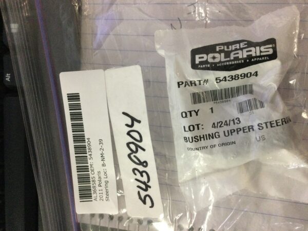 2011 Polaris SPORTSMAN UPPER STEERING BUSHING - Image 2