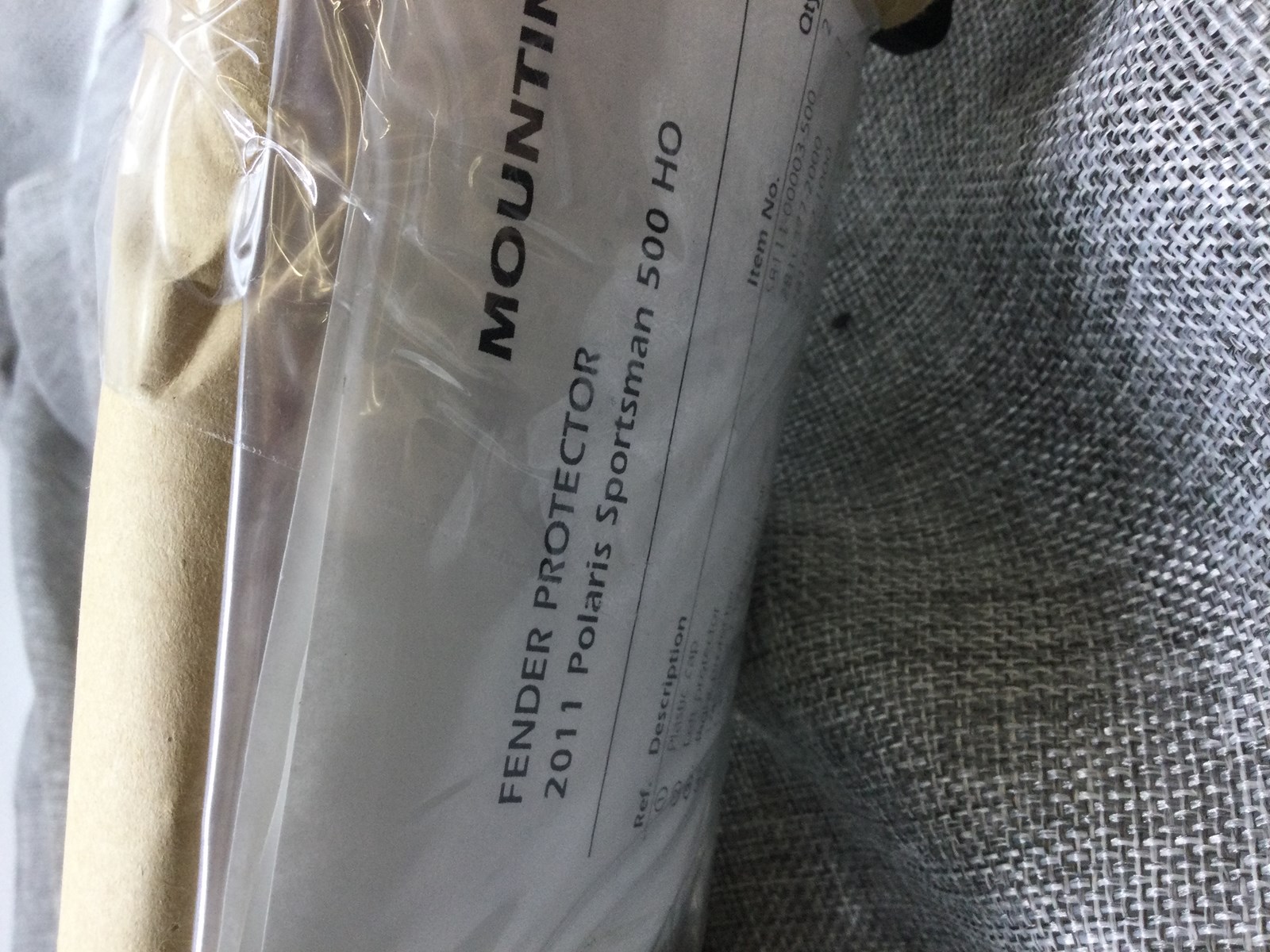 2011 Polaris SPORTSMAN 500 HO REAR FENDER PROTECTOR - Image 3
