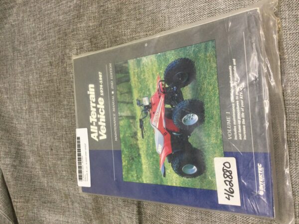 ATV 1974-1987 MAINTENANCE MANUAL 2ND EDITION