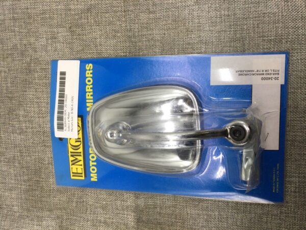 MIRROR CHROME BAR END MOUNT - Image 4