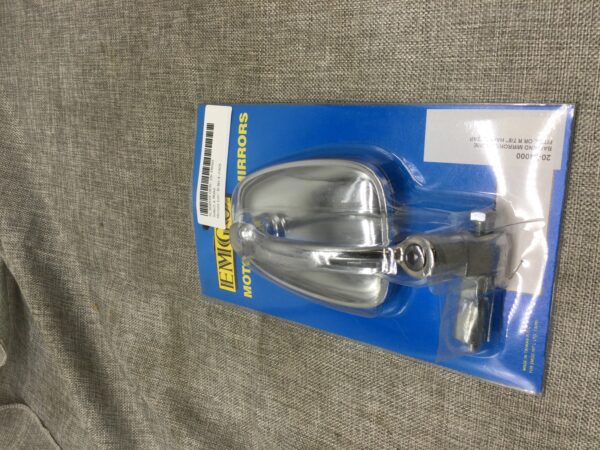 MIRROR CHROME BAR END MOUNT