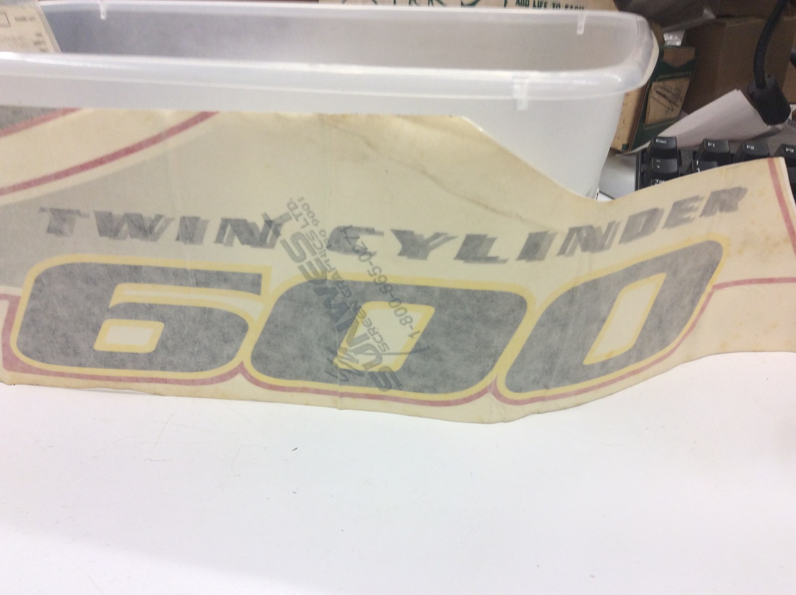 2002 Polaris DECAL, PAN - "TWIN CYLINDER 600" LH - NLA - Image 2